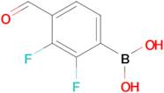 (2,3-Difluoro-4-formylphenyl)boronic acid