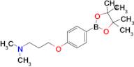 N,N-Dimethyl-3-(4-(4,4,5,5-tetramethyl-1,3,2-dioxaborolan-2-yl)phenoxy)propan-1-amine