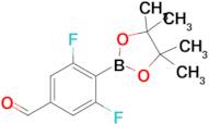 3,5-Difluoro-4-(4,4,5,5-tetramethyl-1,3,2-dioxaborolan-2-yl)benzaldehyde