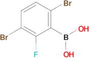 (3,6-Dibromo-2-fluorophenyl)boronic acid