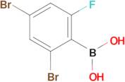 (2,4-Dibromo-6-fluorophenyl)boronic acid