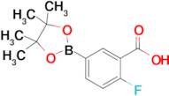 2-Fluoro-5-(4,4,5,5-tetramethyl-1,3,2-dioxaborolan-2-yl)benzoic acid