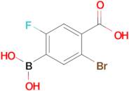 4-Borono-2-bromo-5-fluorobenzoic acid
