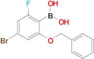 (2-(Benzyloxy)-4-bromo-6-fluorophenyl)boronic acid