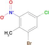 1-Bromo-5-chloro-2-methyl-3-nitrobenzene