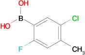 (5-Chloro-2-fluoro-4-methylphenyl)boronic acid