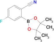 4-Fluoro-2-(4,4,5,5-tetramethyl-1,3,2-dioxaborolan-2-yl)benzonitrile