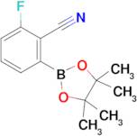 2-Fluoro-6-(4,4,5,5-tetramethyl-1,3,2-dioxaborolan-2-yl)benzonitrile