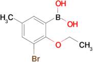 (3-Bromo-2-ethoxy-5-methylphenyl)boronic acid