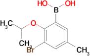 (3-Bromo-2-isopropoxy-5-methylphenyl)boronic acid