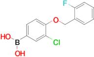 (3-Chloro-4-((2-fluorobenzyl)oxy)phenyl)boronic acid