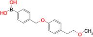 (4-((4-(2-Methoxyethyl)phenoxy)methyl)phenyl)boronic acid