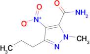 1-Methyl-4-nitro-3-propyl-1H-pyrazole-5-carboxamide