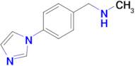 1-(4-(1H-Imidazol-1-yl)phenyl)-N-methylmethanamine