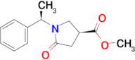 (S)-Methyl 5-oxo-1-((R)-1-phenylethyl)pyrrolidine-3-carboxylate