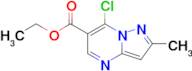 Ethyl 7-chloro-2-methylpyrazolo[1,5-a]pyrimidine-6-carboxylate