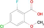 4-Chloro-2-fluoro-6-methoxybenzoic acid