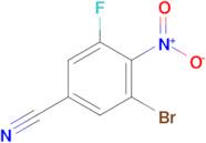 3-Bromo-5-fluoro-4-nitrobenzonitrile