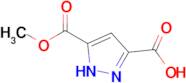 3-(Methoxycarbonyl)-1H-pyrazole-5-carboxylic acid