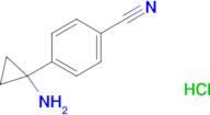 4-(1-Aminocyclopropyl)benzonitrile hydrochloride