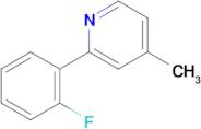 2-(2-Fluorophenyl)-4-methylpyridine