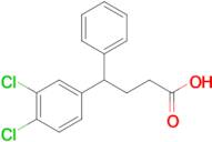 4-(3,4-Dichlorophenyl)-4-phenylbutanoic acid