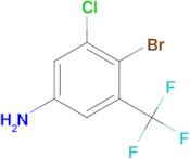 4-Bromo-3-chloro-5-(trifluoromethyl)aniline