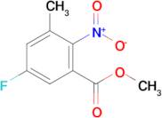 Methyl 5-fluoro-3-methyl-2-nitrobenzoate