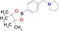 1-(4-(4,4,5,5-Tetramethyl-1,3,2-dioxaborolan-2-yl)benzyl)pyrrolidine