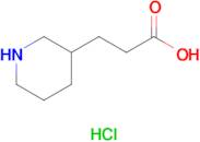 3-(Piperidin-3-yl)propanoic acid hydrochloride