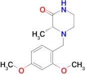 (R)-4-(2,4-Dimethoxybenzyl)-3-methylpiperazin-2-one