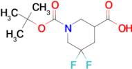 1-(tert-Butoxycarbonyl)-5,5-difluoropiperidine-3-carboxylic acid