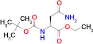 (S)-Ethyl 4-amino-2-((tert-butoxycarbonyl)amino)-4-oxobutanoate