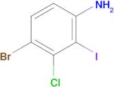 4-Bromo-3-chloro-2-iodoaniline