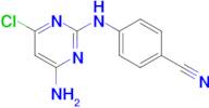 4-((4-Amino-6-chloropyrimidin-2-yl)amino)benzonitrile