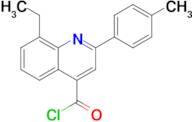 8-Ethyl-2-(p-tolyl)quinoline-4-carbonyl chloride