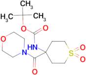 4-(Boc-amino)-1,1-dioxotetrahydrothiopyran-4-carboxylic acid morpholinamide