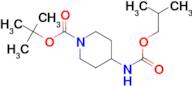 tert-butyl 4-[(isobutoxycarbonyl)amino]piperidine-1-carboxylate