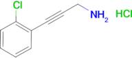 3-(2-chlorophenyl)prop-2-yn-1-amine hydrochloride