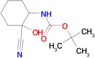 tert-butyl 2-cyano-2-hydroxycyclohexylcarbamate