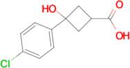 3-(4-chlorophenyl)-3-hydroxycyclobutanecarboxylic acid