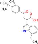 4-(4-(tert-Butyl)phenyl)-2-(7-ethylindol-3-yl)-4-oxobutanoic acid, 98%
