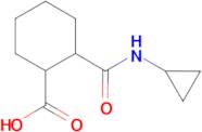 2-(N-cyclopropylcarbamoyl)cyclohexanecarboxylic acid, 97%