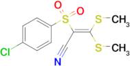 2-((4-chlorophenyl)sulfonyl)-3,3-dimethylthioprop-2-enenitrile, 95%