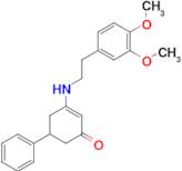 3-((2-(3,4-dimethoxyphenyl)ethyl)amino)-5-phenylcyclohex-2-en-1-one, 95%