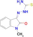 1-Methylisatin, 3-thiosemicarbazide (contains sym and anti isomers)