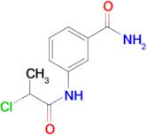 3-(2-Chloropropanoylamino)benzamide, 95%