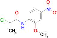 N-(2-Methoxy-4-nitrophenyl)-2-chloropropanamide, 95%