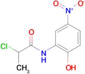 2-Chloro-N-(2-hydroxy-5-nitrophenyl)propanamide, 95%