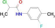 N-(3-Fluoro-4-methylphenyl)-2-chloropropanamide, 95%